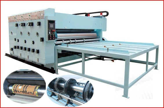 Full Automatic Lead-Edge Feeding Flexo Printer Slotter Die Cutter Stacker