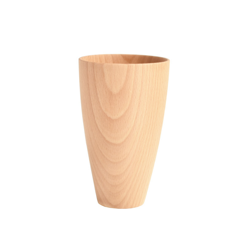 Handmade Coffee Wooden Drinking Cups Portable Nordic Style 300ml 0.11kg