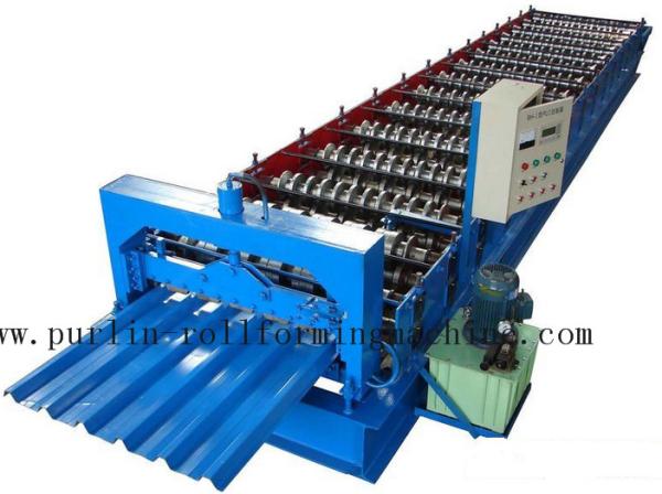 Professional Steel Metal Sheet Cold Roll Forming Machine , Roof Panel Roll