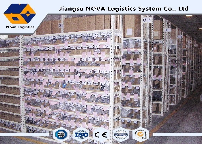 ISO14001 Middle Duty Rivet Boltless Shelving With Fully Painted Steel Frame