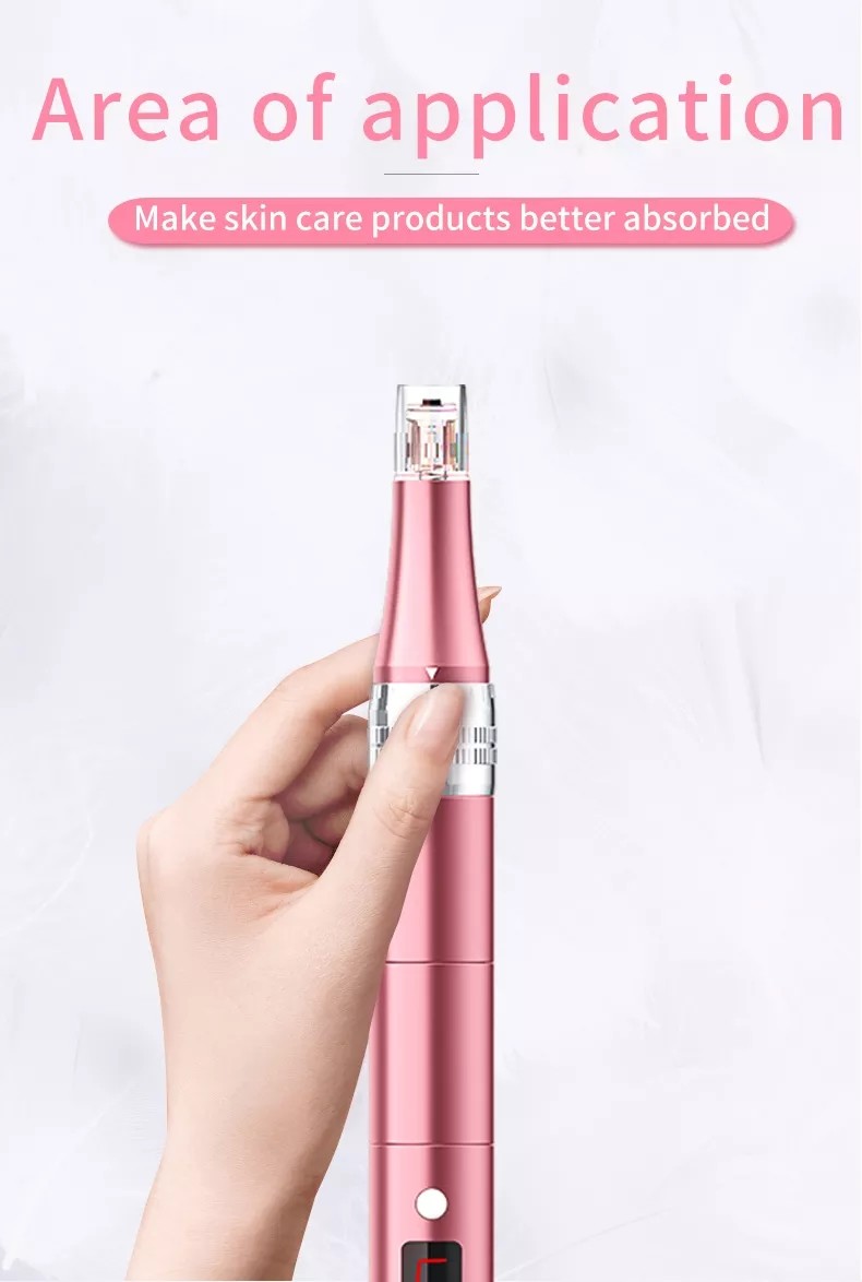 Professional Wireless Microneedling Pen- Adjustable Micro Needling Professional Derma Pen Microneedle Machine