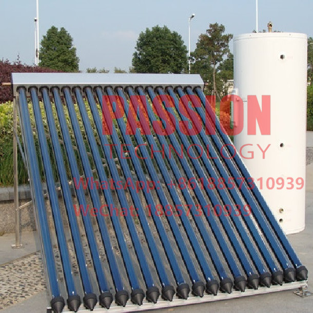Flat Roof High Pressure Solar Water Heater 300L Flat Plate Solar Heating Collector