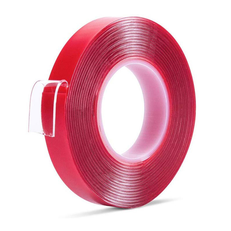 Double Sided Clear Nano White Acrylic Tape Untraceable Reusable