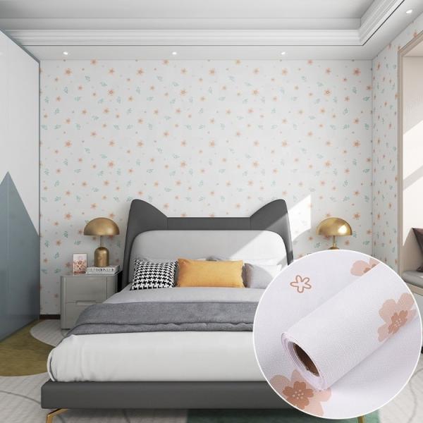 1.6kg/Roll Carton Style Decorative Wallpaper Water Proof PVC Film Wallpaper