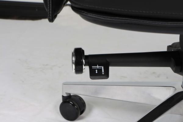 70mm Cylinder Swivel Leather Adjustable Height Office Chair SGS BIFMA