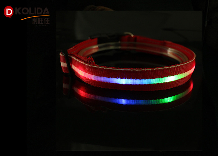 Luminous Night Flashing Glowing USB Rechargeable LED Dog Collar For All Seasons