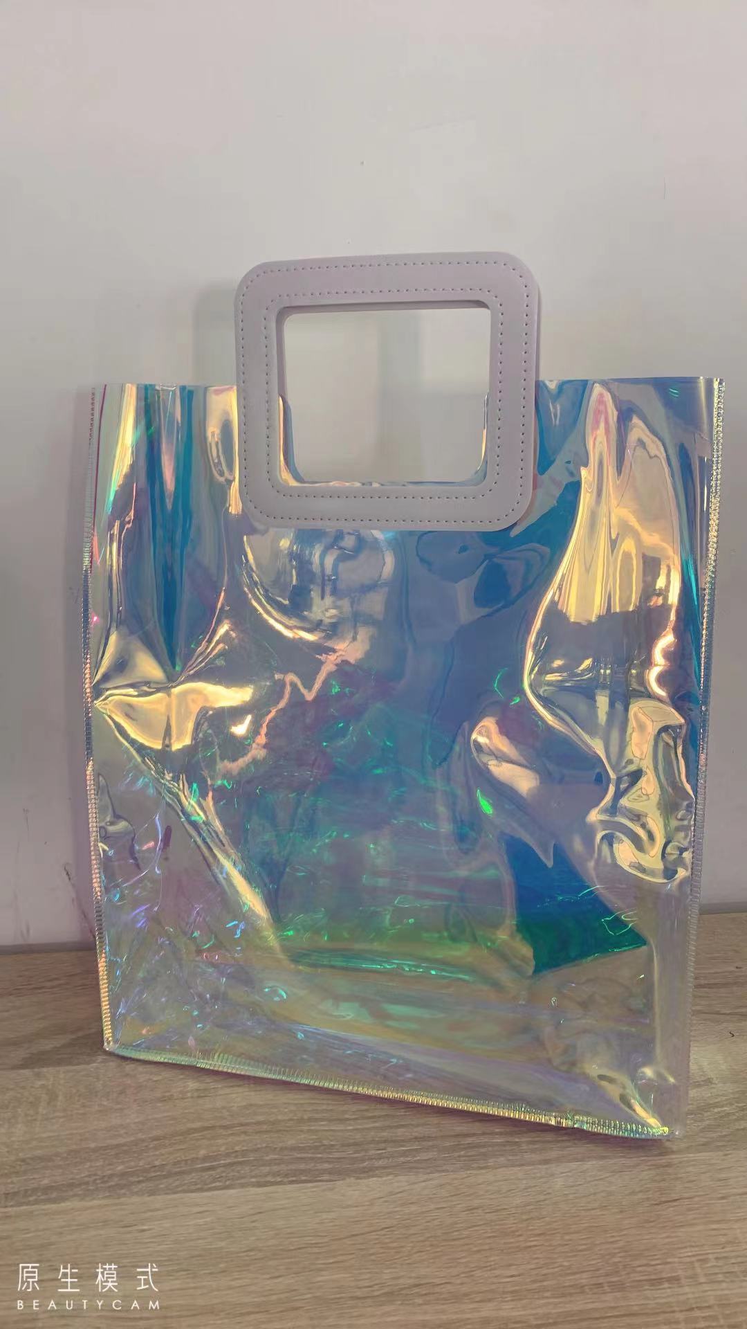 Magic color PVC bag gift shopping bags