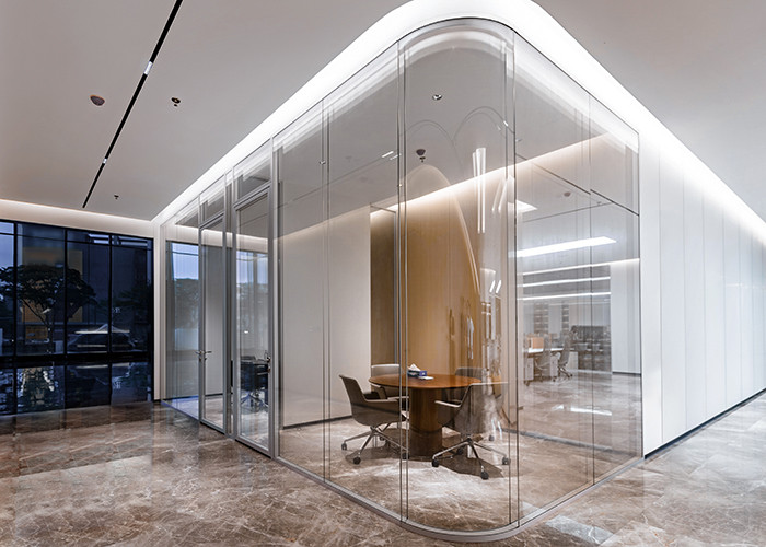 Maximizes Natural Light Penetration Glass Partition Wall Luxury Appeal Partition Wall