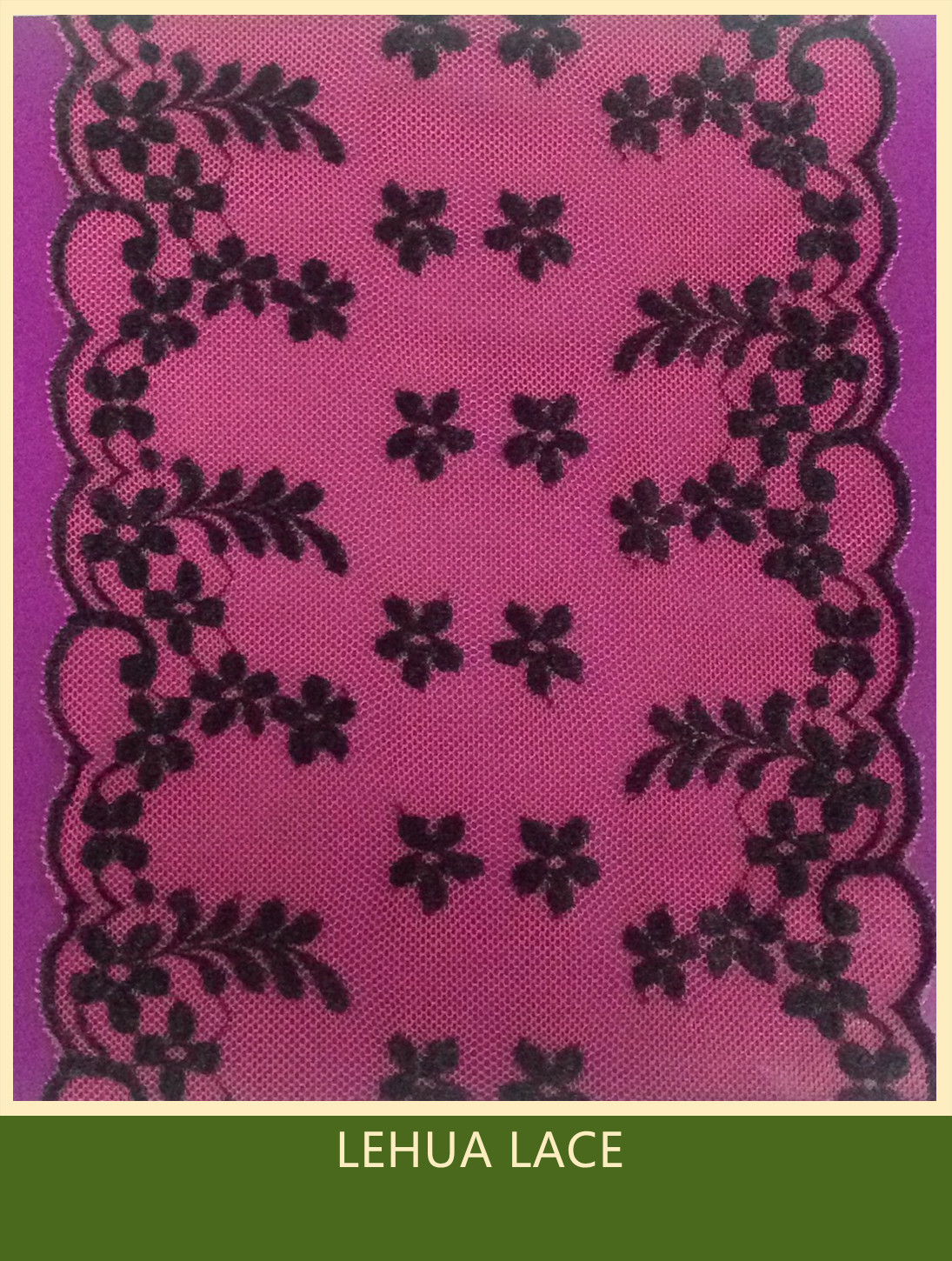 Hot Selling and nice quality Nylon Spandex Stretchy Brazil Lace from China