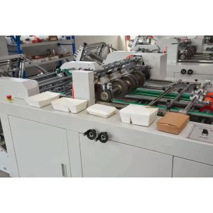 Servo Motor Paper Box Machine Hamburger Box Making Machine