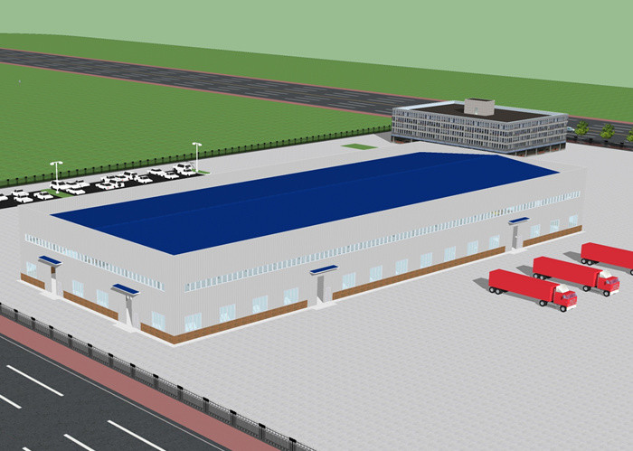 Industrial Portal Frame Steel Structure Workshop Prefab Metal Building