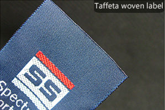 Eco - Friendly Cotton Woven Clothing Labels Tags For Clothes Embroidered