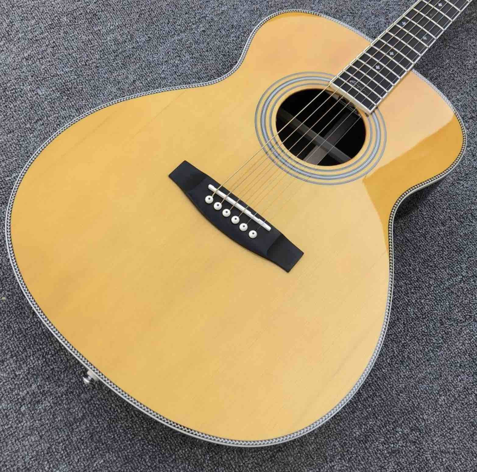 Top quality D28 Style classic acoustic guitar Solid Spruce top 41" rosewood back and side acoustic Guitar