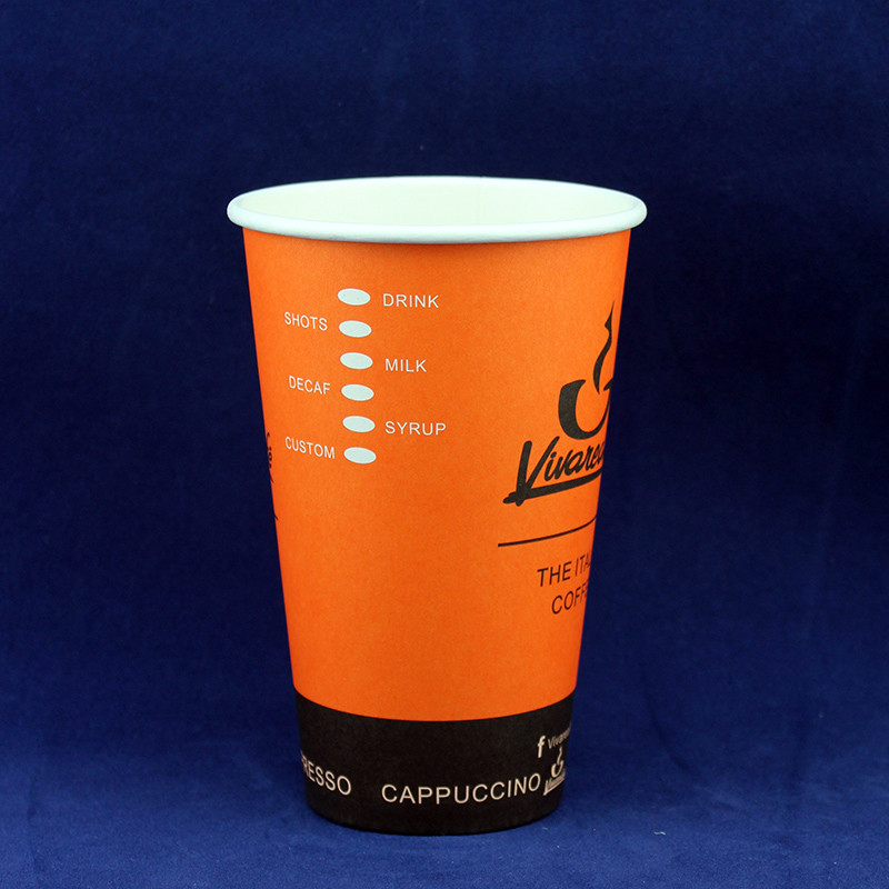 Disposable Double Wall Paper Cup With Lid 300ml 10 Ounce Eco Friendly