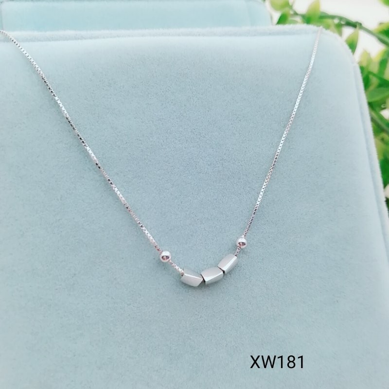 Latest product super quality China sale jewelry charm white stainless steel necklace whole XW238