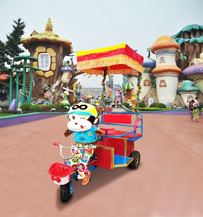 New Square Park Pedal With Plush Feet Small Amusement Equipment Ride Bumper Cars