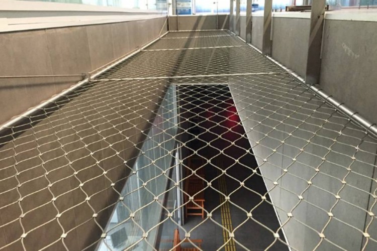 30*30 Opening Rope Net Fence 304 Stainless Steel Wire Cable Mesh