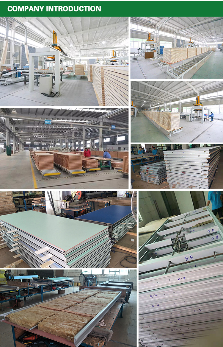 28kg/M2 Density Moveable Office Partitions Conference Room Acoustic Partition Walls