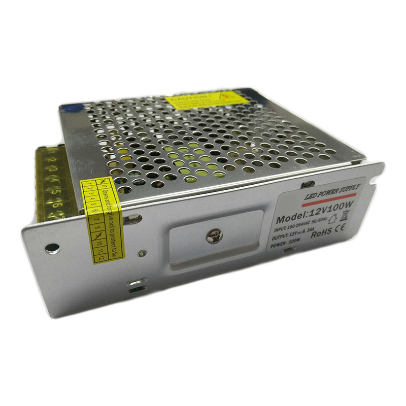 12v 100w Indoor power supply adapters IP20 Transformer for LED Light