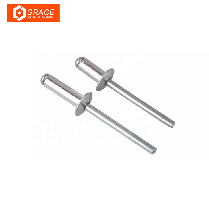 Aluminum Metal 8mm Countersunk Head Blind Rivets Galvanized