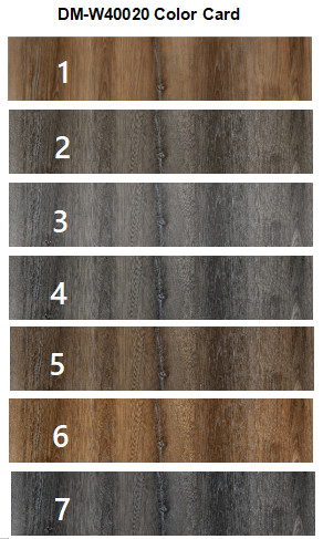4mm Fireproof Luxury Rigid Core SPC Flooring Hickory GKBM DM-W40020