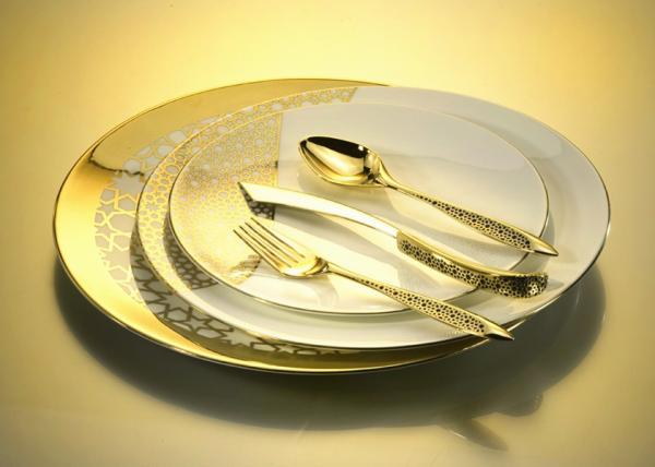 NC-999 Royal high quantity gold Stainless steel cutlery/flatware set/hotel