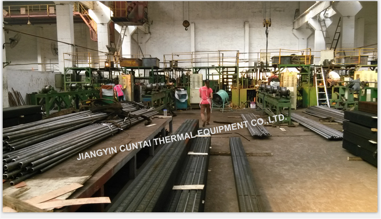 Square H / Double H Boiler Fin Tube , Longitudinal Heat Exchanger Finned Tubes