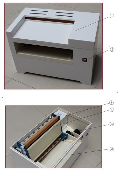 360mm HDL-350 NDT Film Dryer For Water Washing And Drying In Drying Sheet Flow