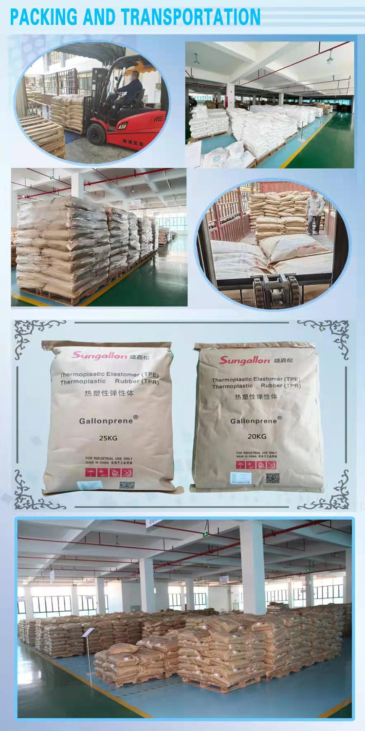 Customizable TPR Material TPE Elastomer Material Full Form 10A-90A SBS/Mineral Oil Base Polymer