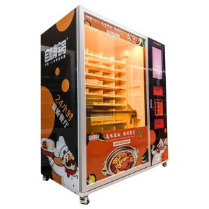 3800W Automatic Fast Food Vending Machine With Single Microwave