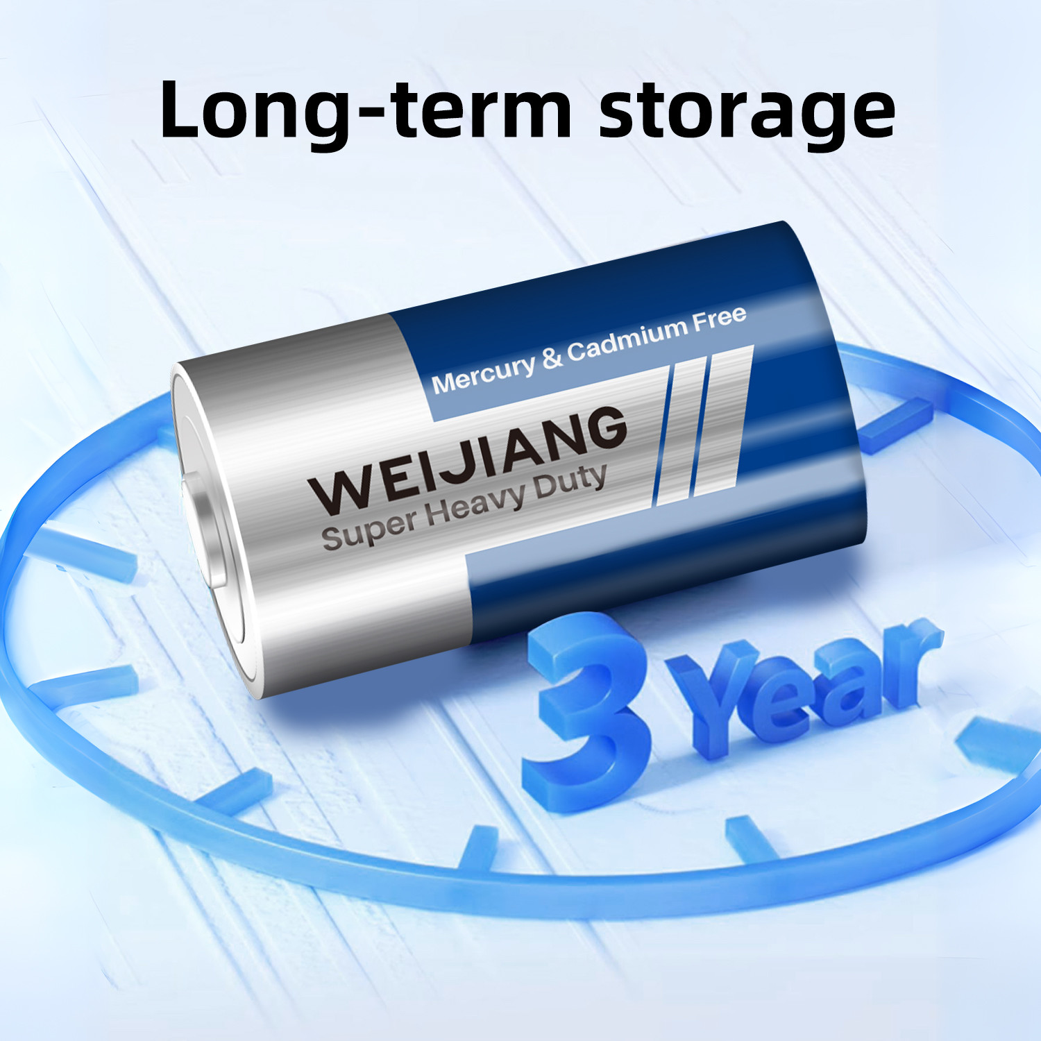 Heavy Duty Non Rechargeable Carbon D Cell Battery For Radio Toys