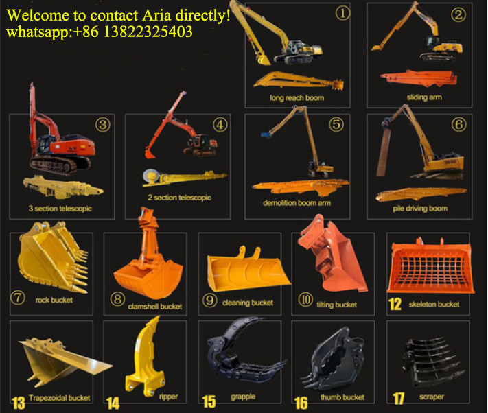 6-8 Ton Excavator Boom And Arm Short Reach For Digging Tunneling