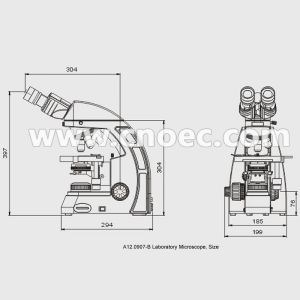 400X 1000X Compound Optical Microscope Kohler Illumination Microscopes A12.0907