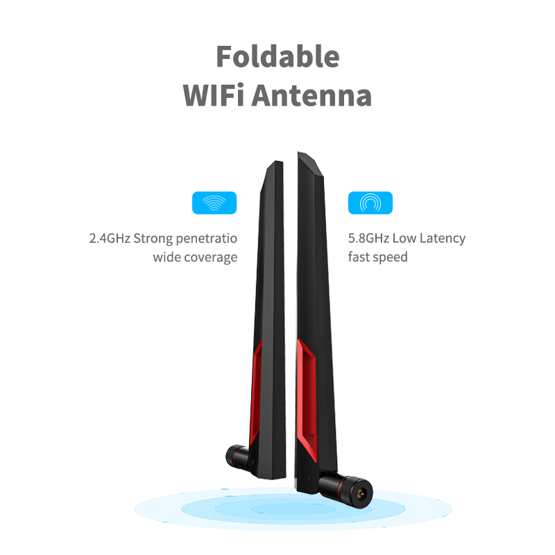 Dual Band 4G Lte Wifi Router with 2.4GHz 5GHz Antenna and Omnidirectional Radiation