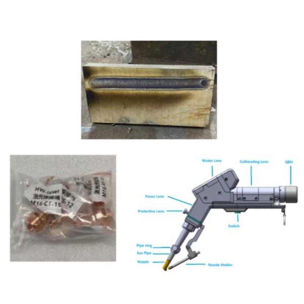 Quality Lightweight Handheld Single Motor Laser Welding Machine For Welding Carbon Steel for sale