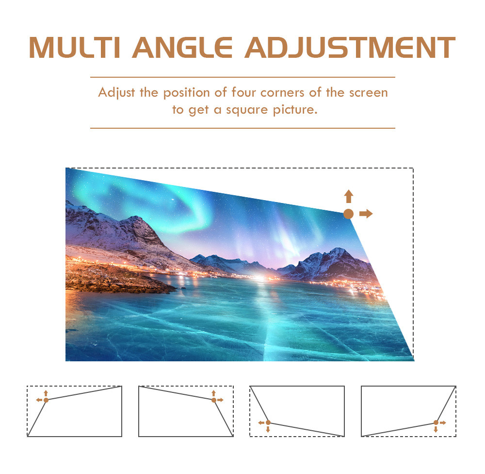 Intelligent Full HD Resolution DLP Laser Projector Rechargeable Short Throw Projector