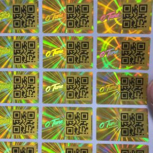 Tamper Evident Security Hologram Stickers Custom Logo And Design Acceptable