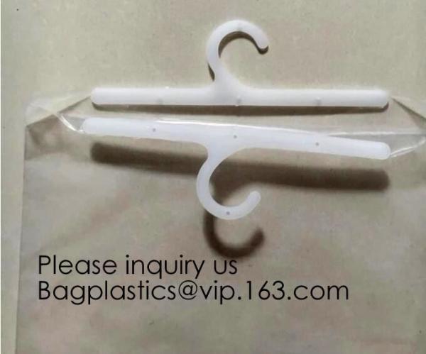 PVC/EVA Plastic Cloth Underwear Hanger Packaging Bag With Snap Button,Eco