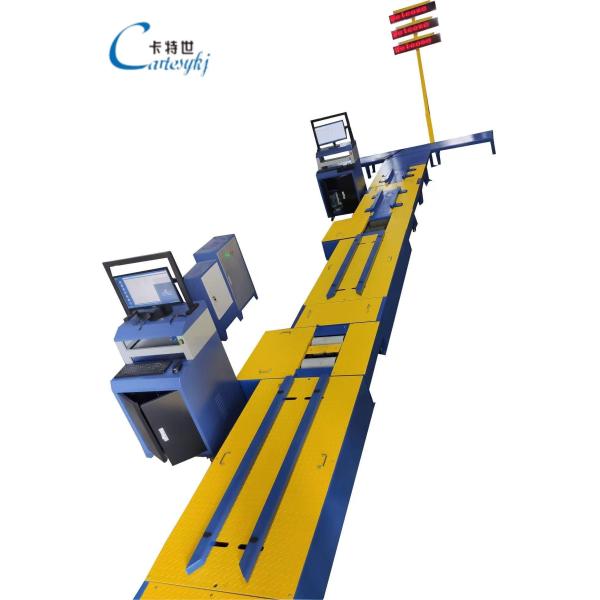 Quality 2-wheeled Motorcycles Centralized Testing Line Include Brake Force Axle Load Speedometer Clamping Wheel Alignment Headlight Tester Noise Meter for sale