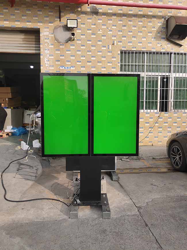 Double Screen LCD Display Outdoor Panel Digital Signage LCD Screen For Advertising Outdoor Price
