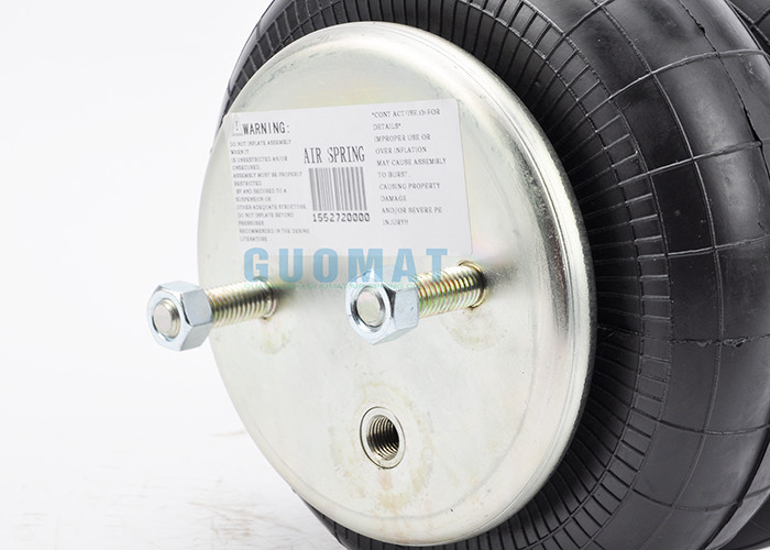 Rubber Bellows Industrial Air Spring With Two Pillars Stick Nuts Actuators On Transfer Tables Lift Bag
