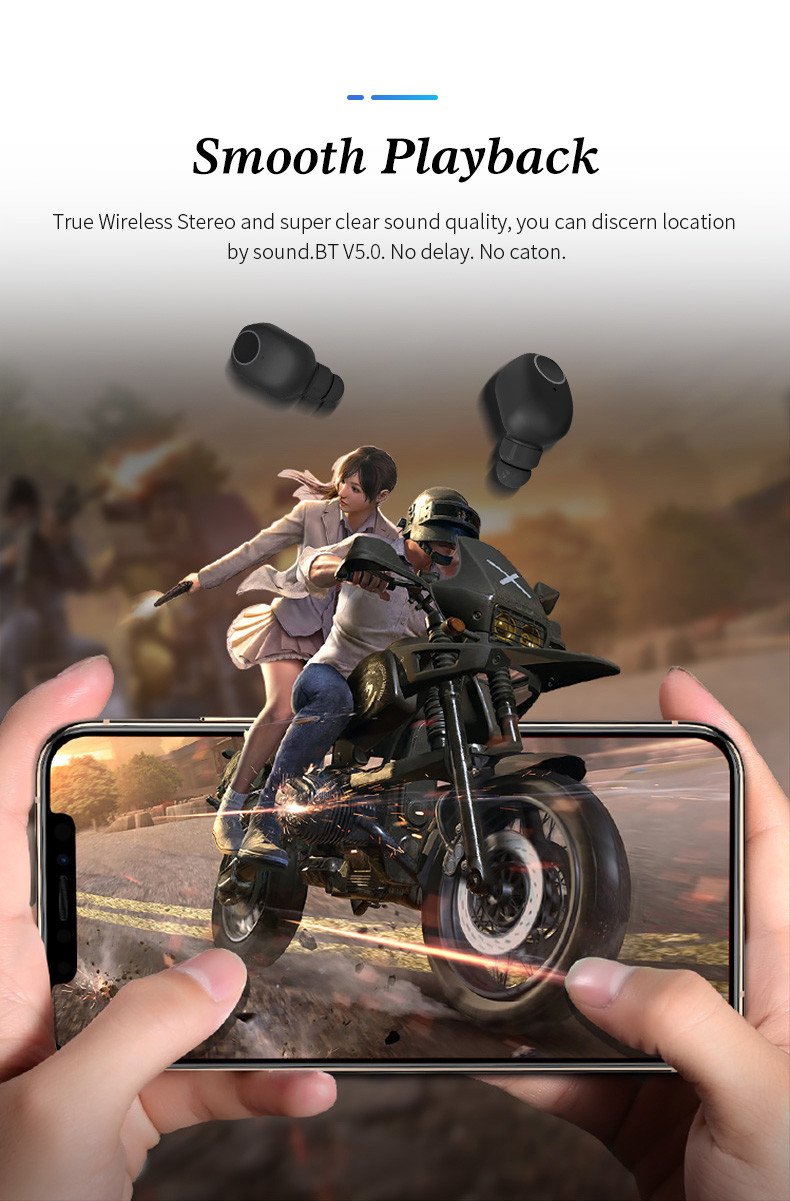 New Mini V5.0 EDR Tws Bluetooths Earbuds Earphone Wireless Headphone TWS Earbuds Wireless Headset