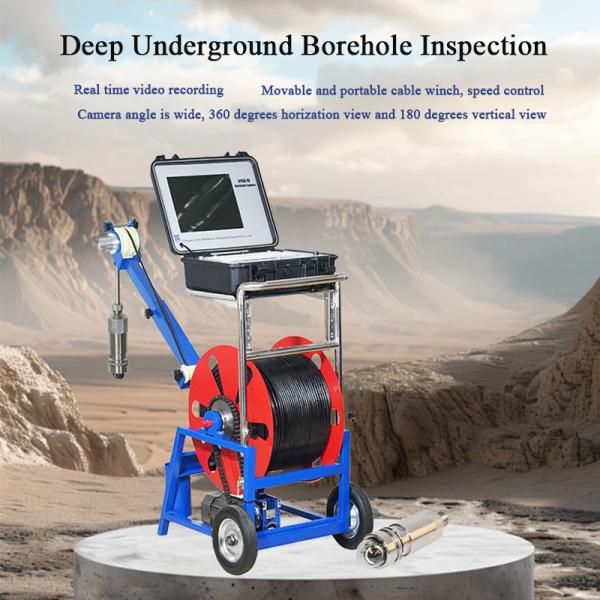 150M 200M 300M 500M Borehole Downhole Water Well Inspection Camera Video