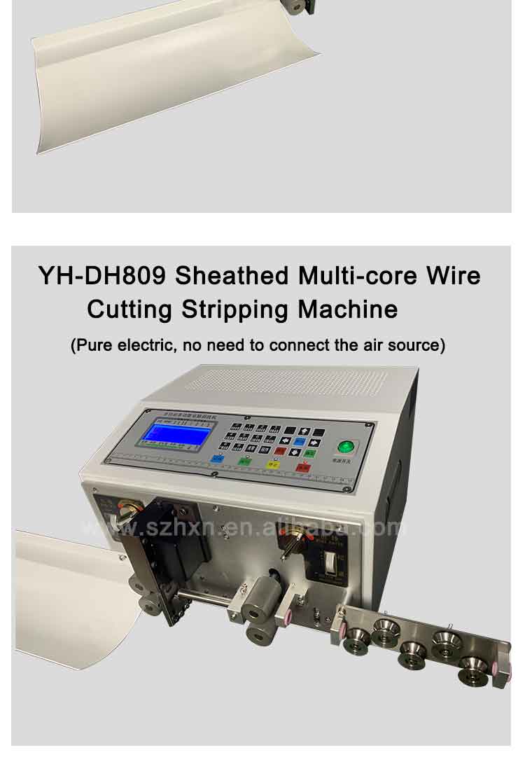 Stripping and Cutting of PVC Insulation Sheath Jacket Wires with 450*550*400 mm Size