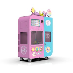 Luxury Fairy Floss Vending Machine Wireless Remote Candy Floss Vending Machine