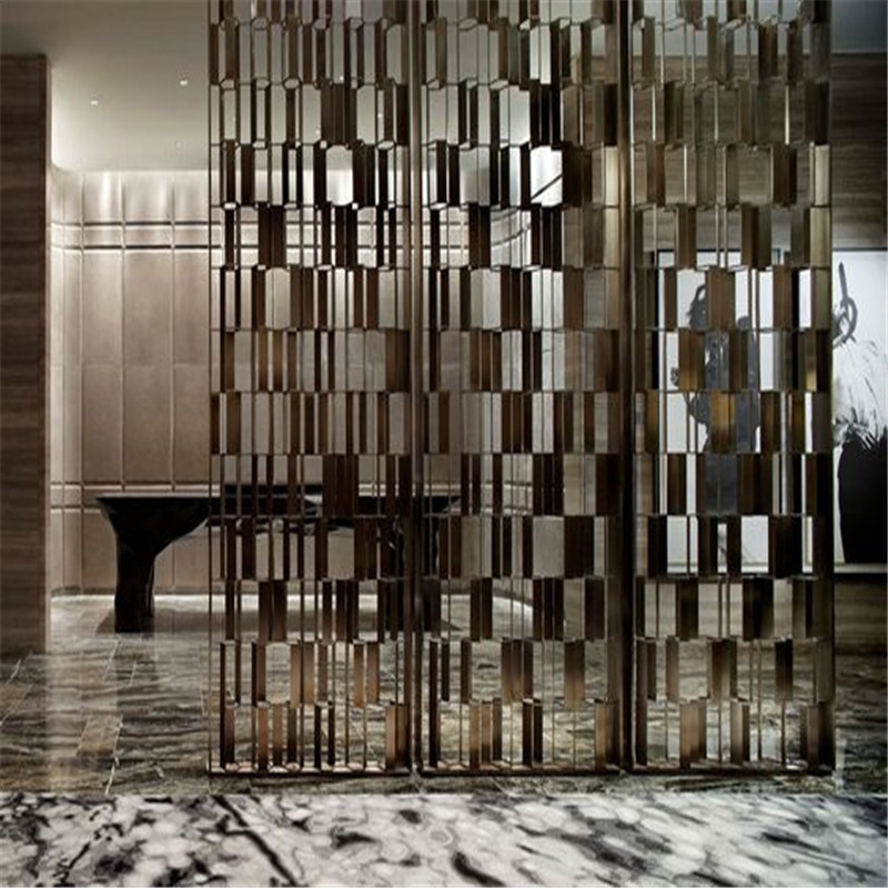 Top sale stainless steel metal screen door panel decorative wall panel design customized