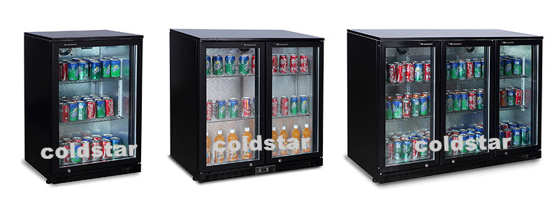 Undercounter Back Bar Coolers With Glass Door