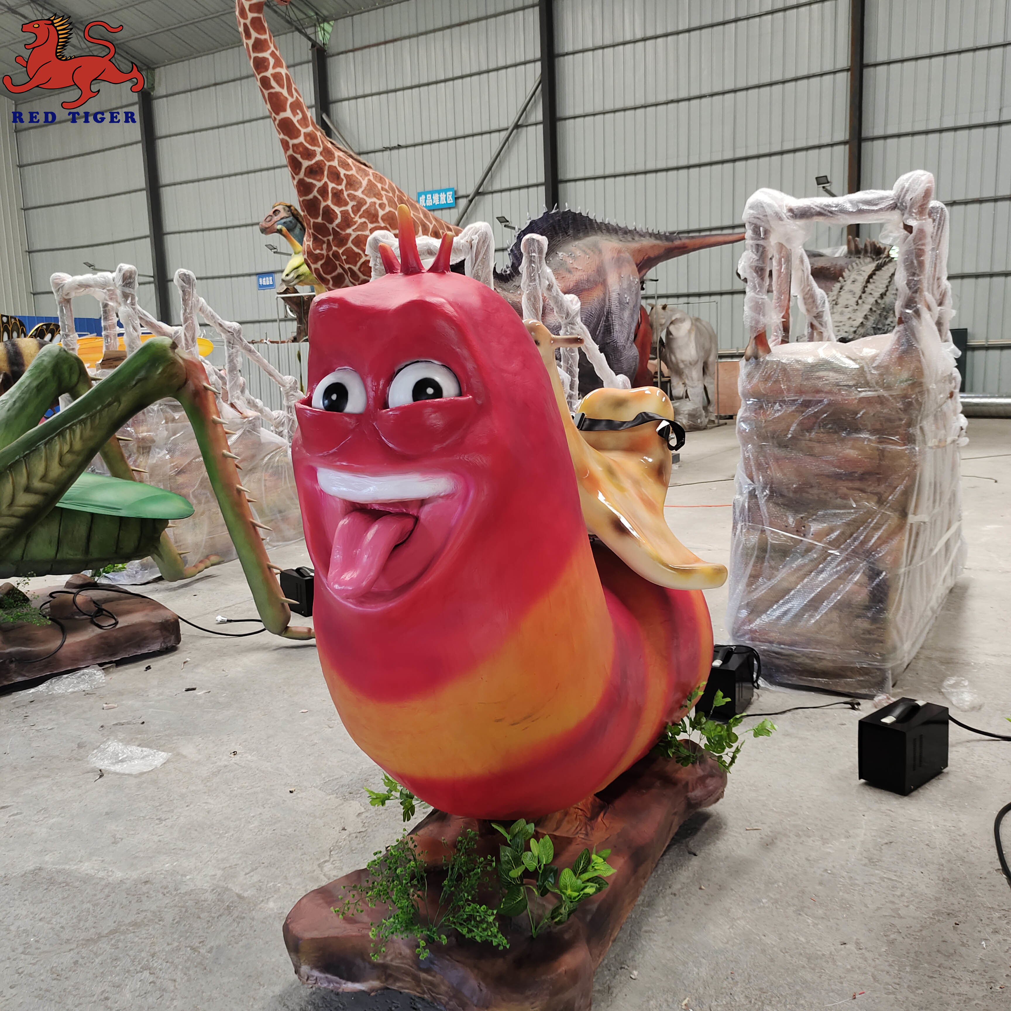 Customized Electric Simulation Animatronic Insects With Color And Sound Available