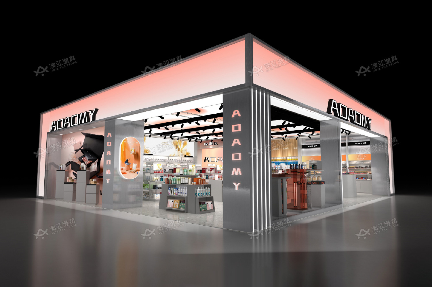 25-HXiS Beauty Store Design With Enjoyment Series