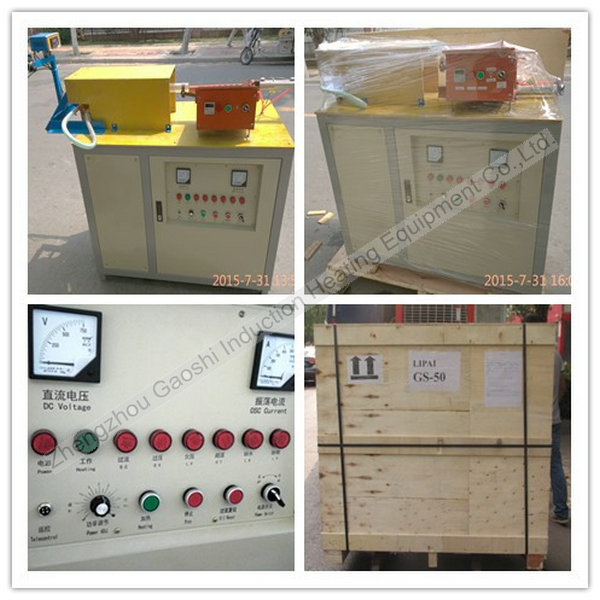 120Kw Middle Frequency Automatic bolts nuts hot forging solid power induction heating machine for sale